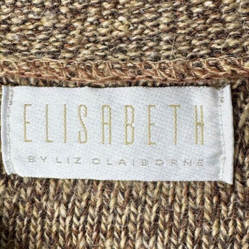 elisabeth by‎ liz claiborne full zip sweater wool blend plus size 1 Taiwan made - Picture 4 of 7